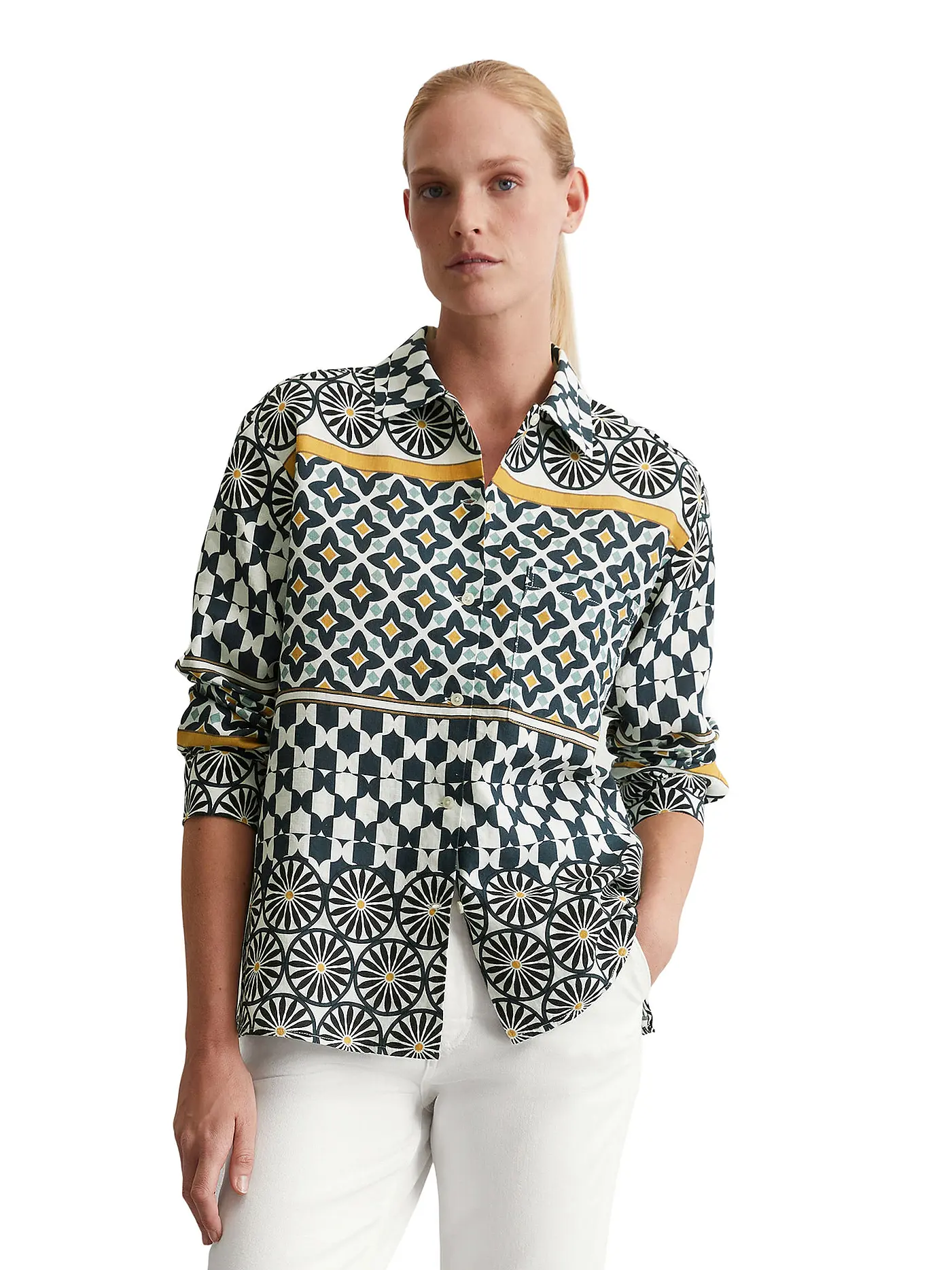 MARC O'POLO | Leinenbluse | 